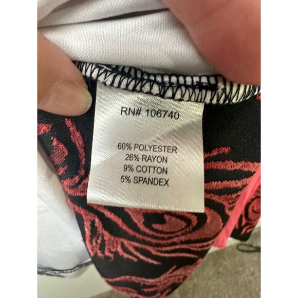 The Pyramid Collection Women’s XL Slinky Cardigan Art to wear lace Tie Dye D1 - Picture 6 of 9